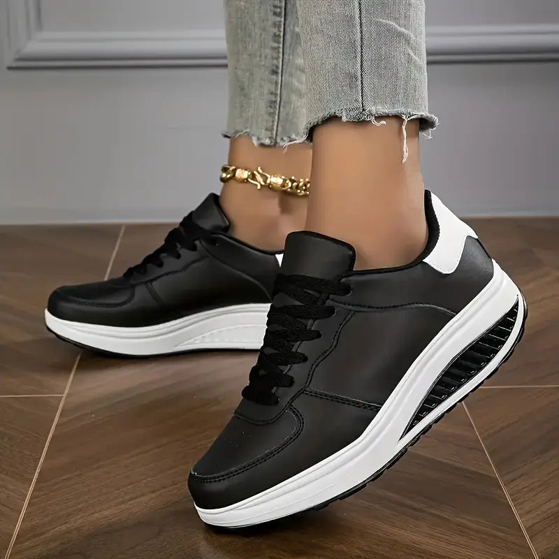 Elena | Lightweight Platform Walking Sneakers