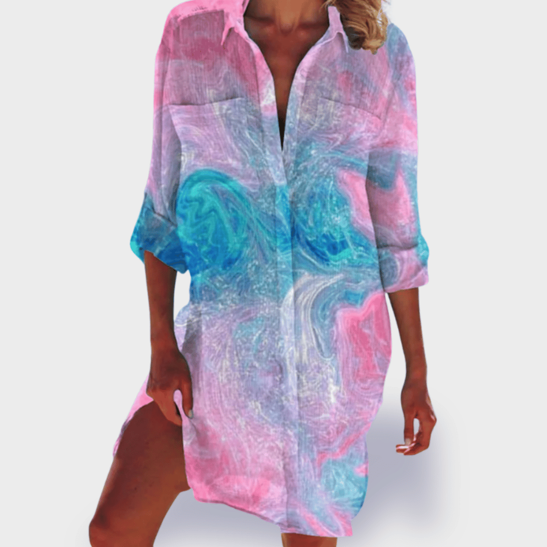 BRIGITTE | Colourful Lightweight Summer Dress