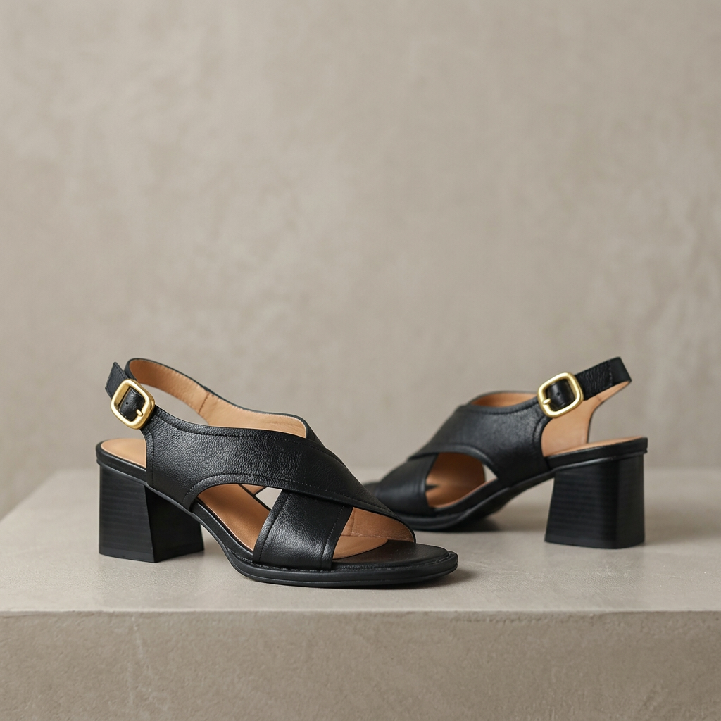 Loriette | Buckled Heels with More Secure Footing