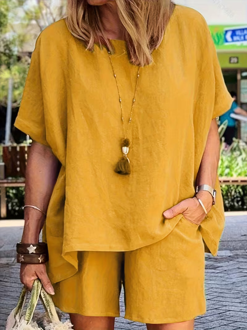 Sienna | Lightweight Linen Two-Piece Summer Set