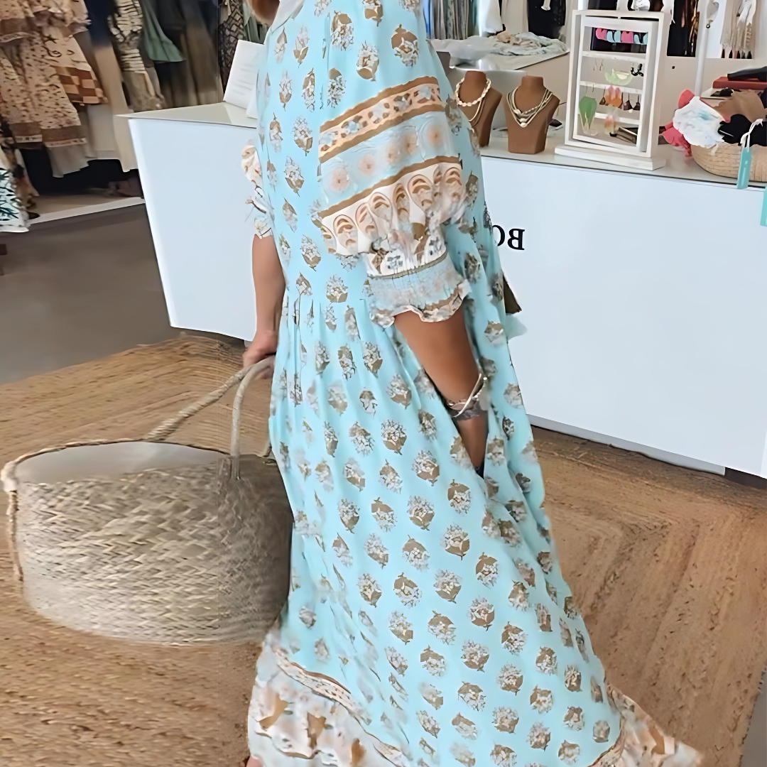 Bohemian Spring Maxi Dress