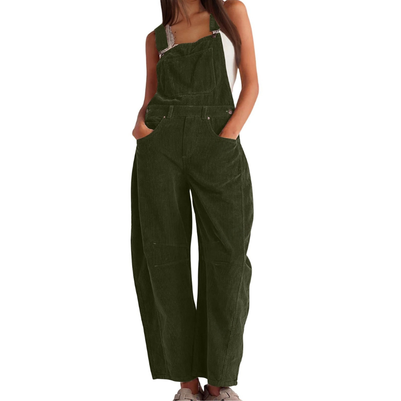 Ethel | Barrel Wide-Leg Relaxed Overall Jumpsuit