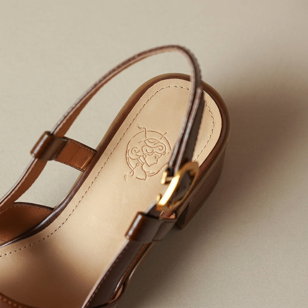 Clara Leather Sandals