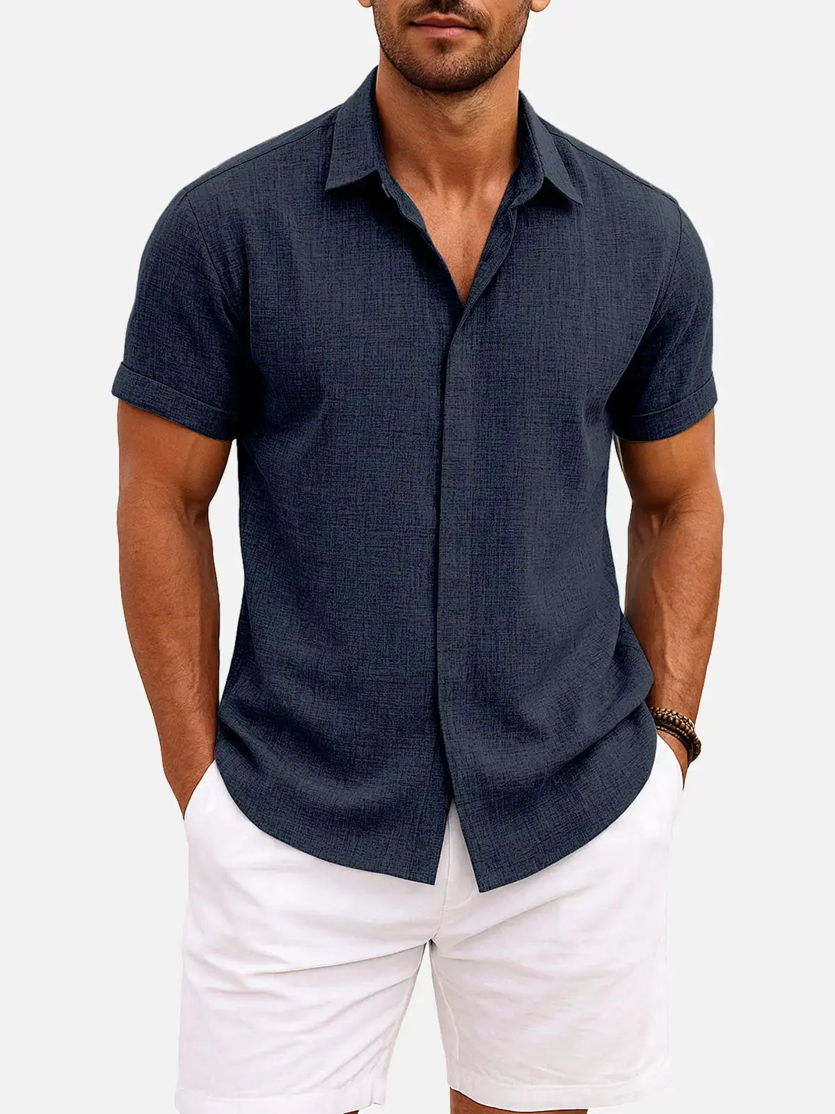 Elias | Breathable Linen-Cotton Shirt for Everyday Comfort