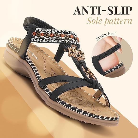 Luna | Bohemian Comfort Arch-Support Sandals