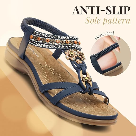 Luna | Bohemian Comfort Arch-Support Sandals