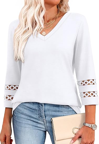 Clara | V-Neck Blouse for Comfortable Everyday Style