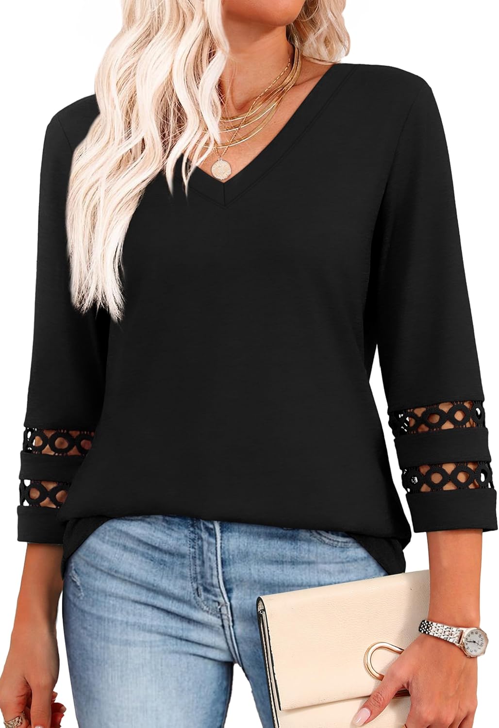 Clara | V-Neck Blouse for Comfortable Everyday Style
