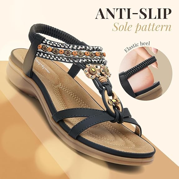 Luna | Bohemian Comfort Arch-Support Sandals
