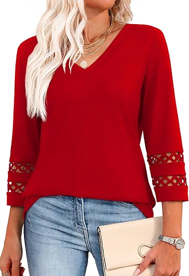 Clara | V-Neck Blouse for Comfortable Everyday Style