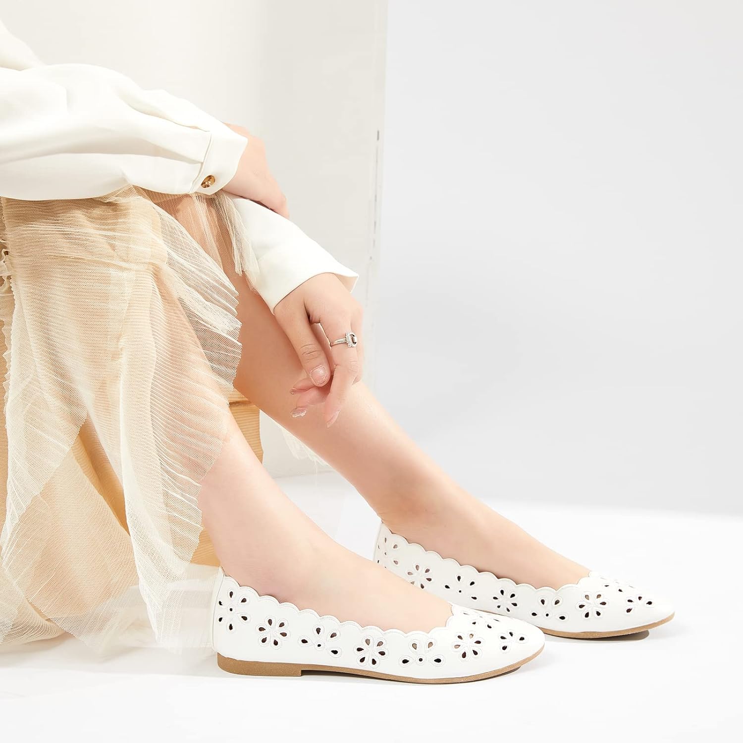 Flora | Breathable Ballet Flats for Comfortable Everyday Wear