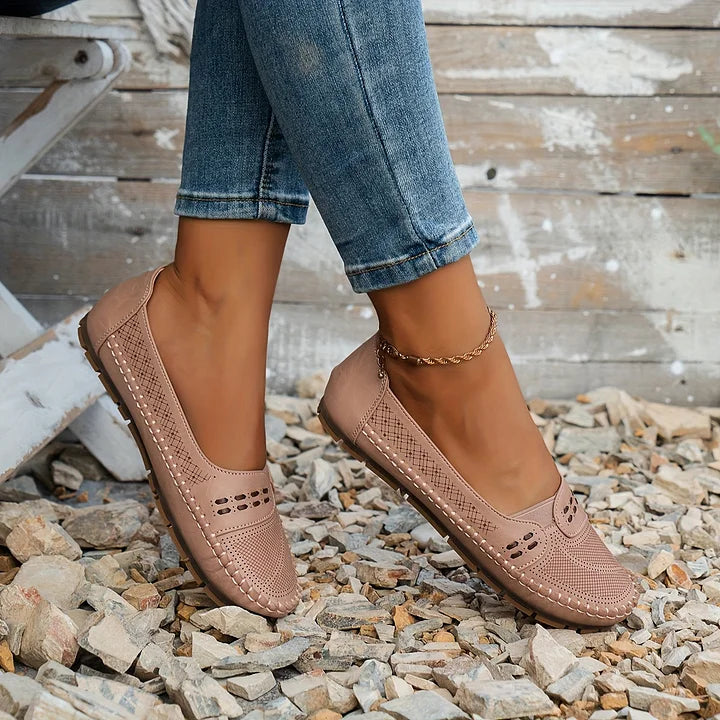 Paulette | Cushioned Flats That Stop Foot Pain Before It Starts