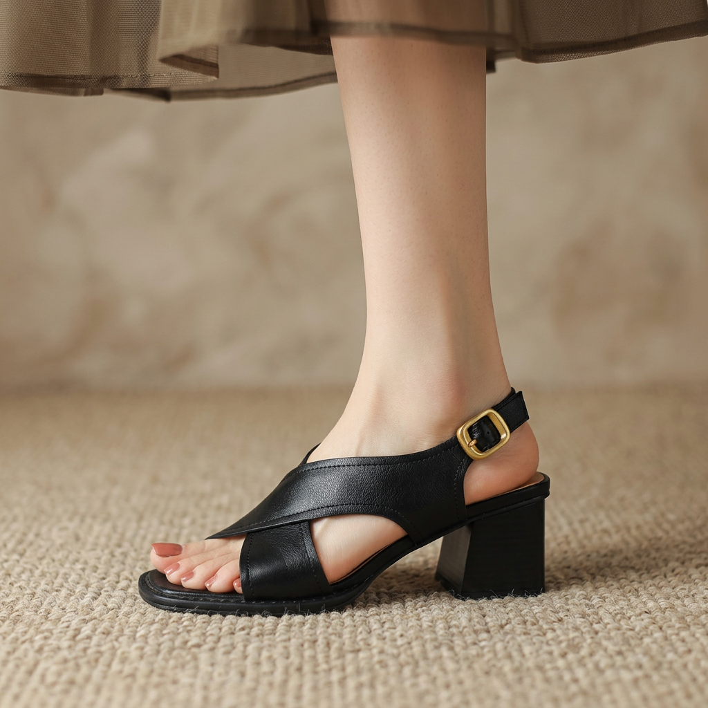 Loriette | Buckled Heels with More Secure Footing
