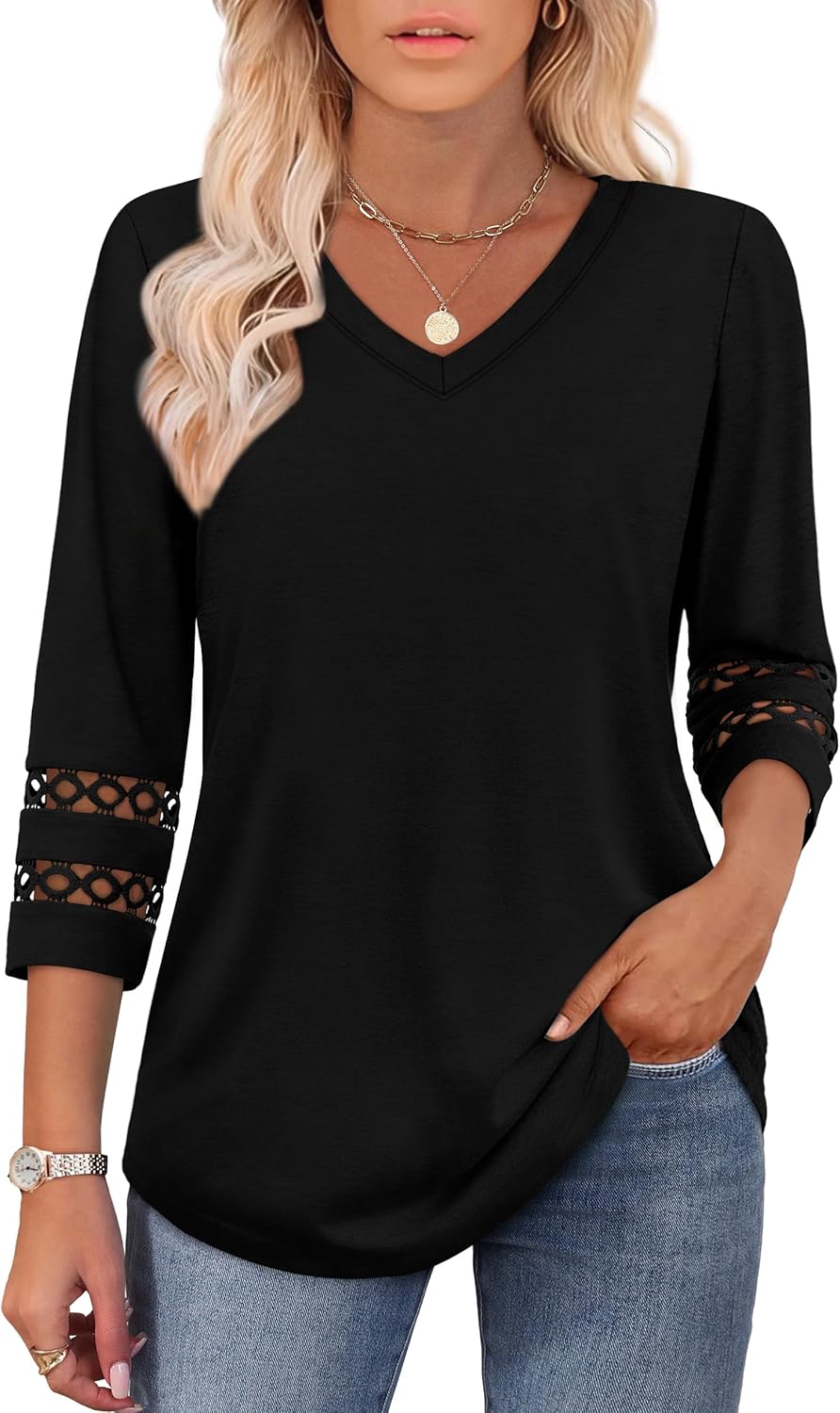 Clara | V-Neck Blouse for Comfortable Everyday Style