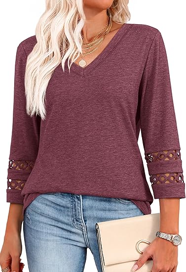 Clara | V-Neck Blouse for Comfortable Everyday Style