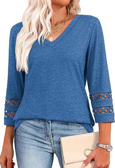 Clara | V-Neck Blouse for Comfortable Everyday Style