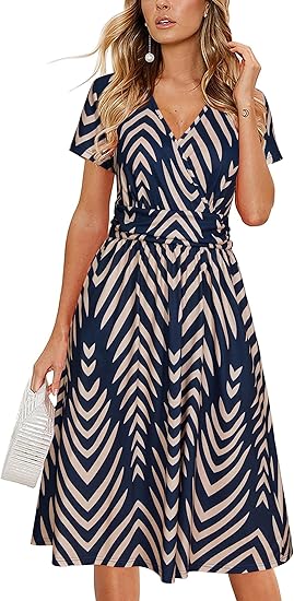 Liana | Flowy Floral Midi Dress with Pockets