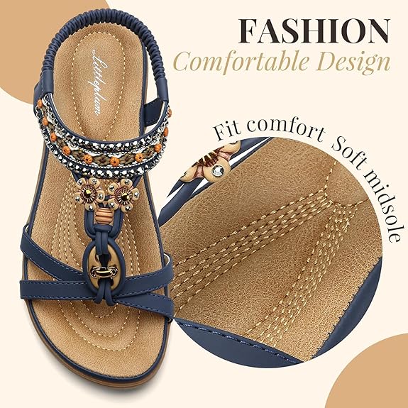 Luna | Bohemian Comfort Arch-Support Sandals