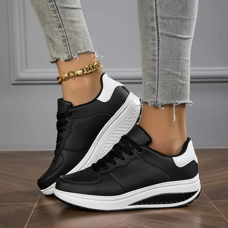 Elena | Lightweight Platform Walking Sneakers