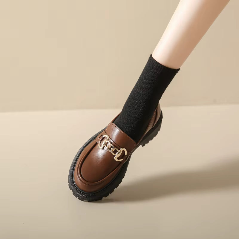 Bristol Leather Lug Sole Loafer