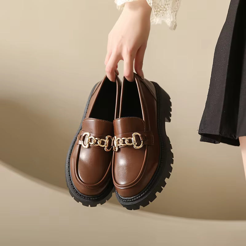 Bristol Leather Lug Sole Loafer