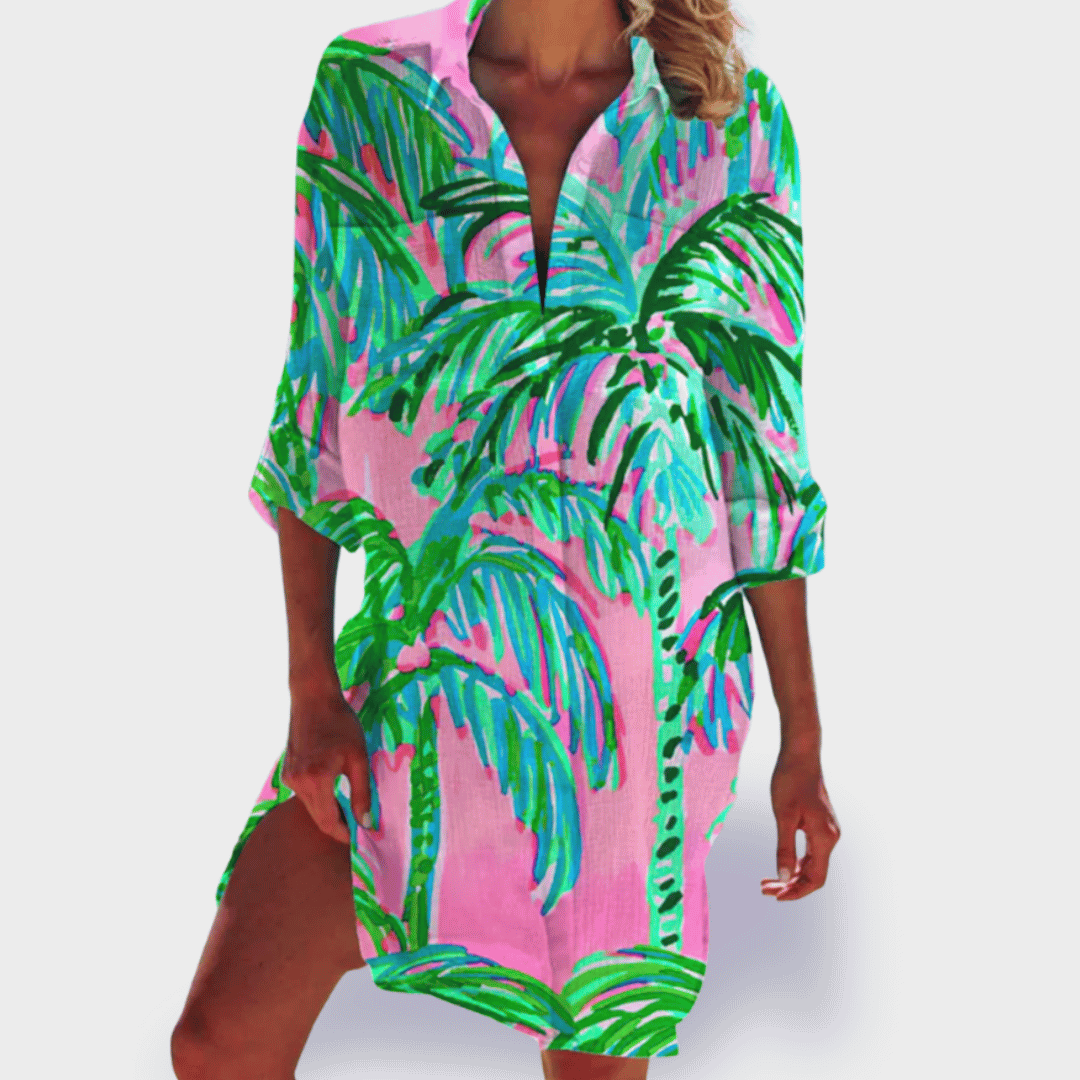 BRIGITTE | Colourful Lightweight Summer Dress