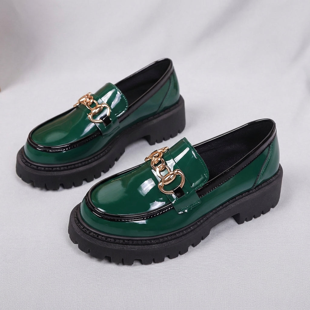 Bristol Leather Lug Sole Loafer
