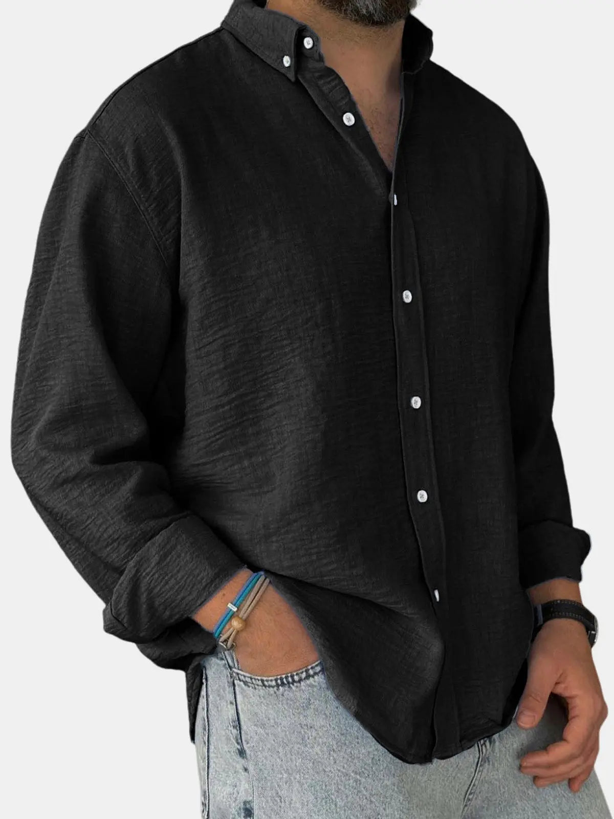Ethan | Classic Cotton Shirt for Comfortable Everyday Wear