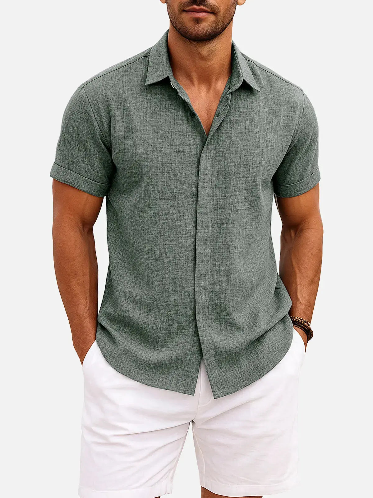 Elias | Breathable Linen-Cotton Shirt for Everyday Comfort