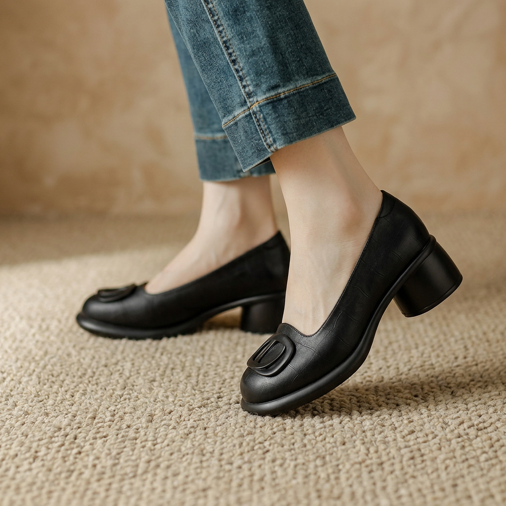 Mary | Elegant leather Flats for Women