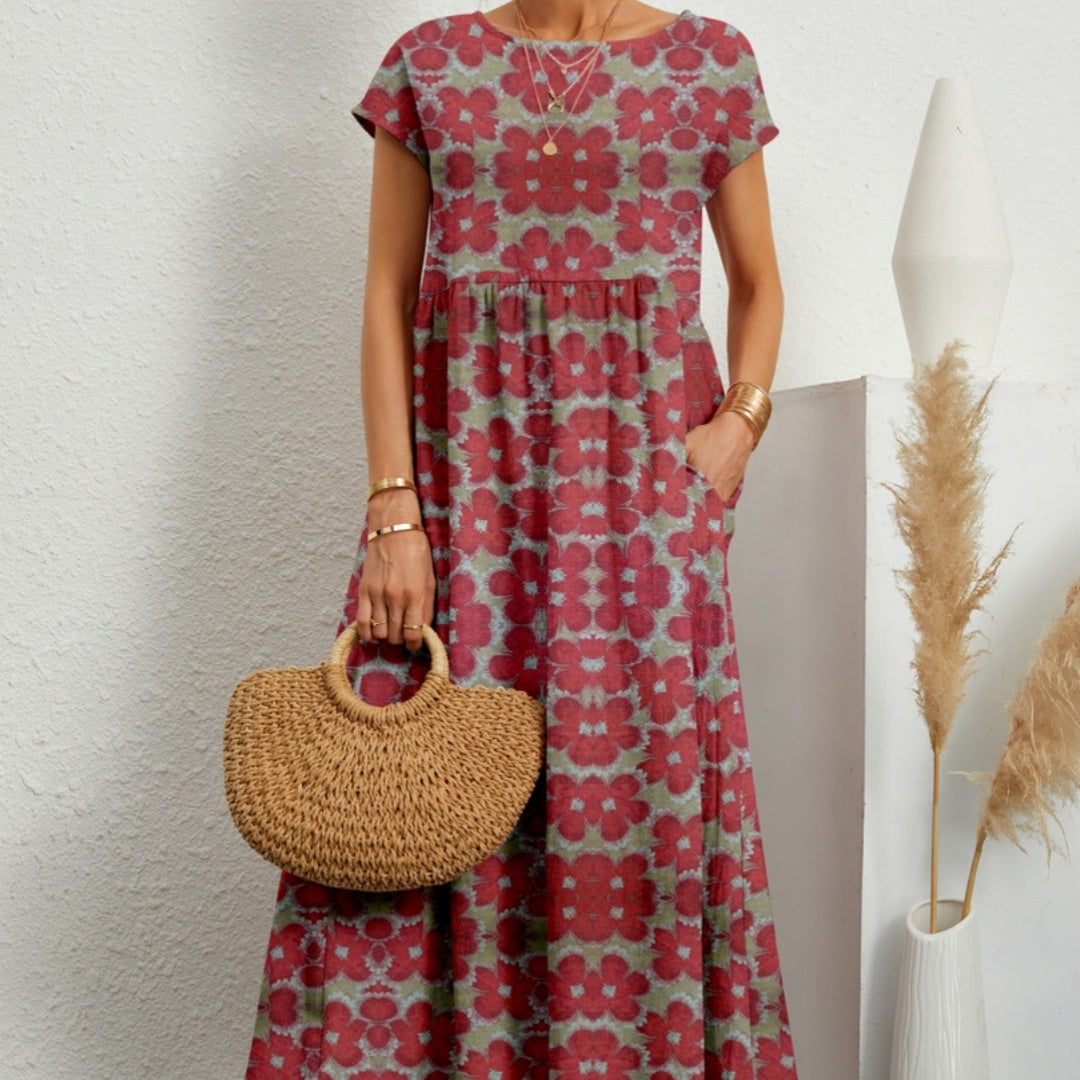Harper – Relaxed Floral Midi Dress