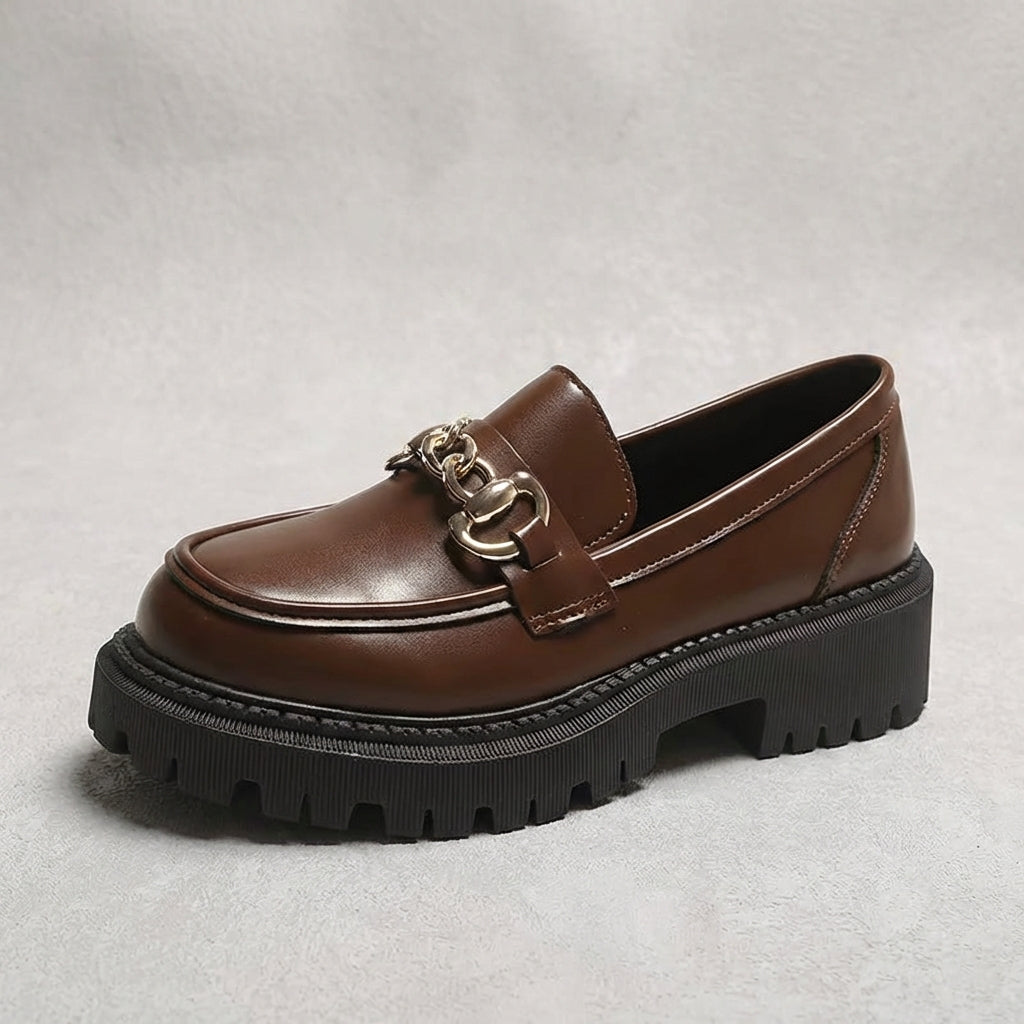 Bristol Leather Lug Sole Loafer