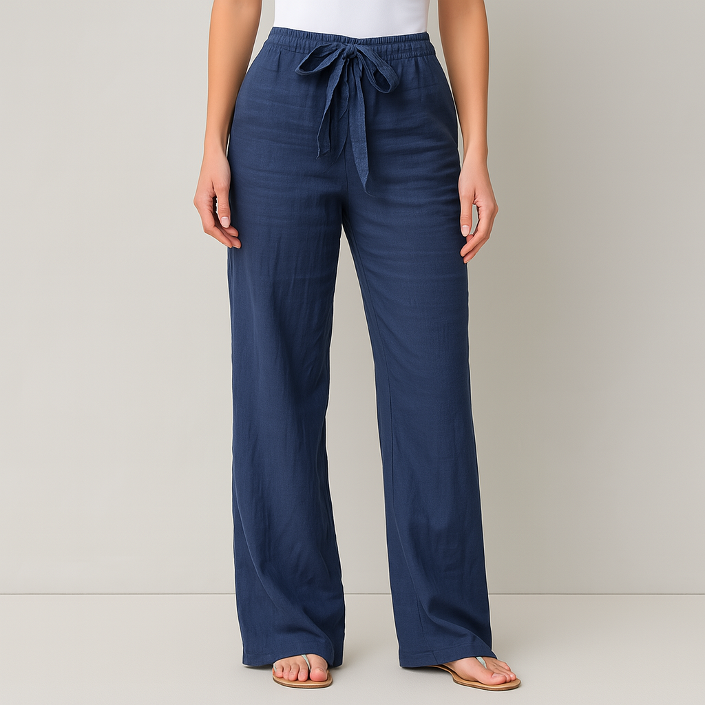 Victora | Lightweight Linen Drawstring Pants