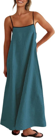 Elara | Effortless Linen Summer Maxi Dress