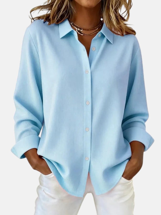Celia | Elegant Button Blouse