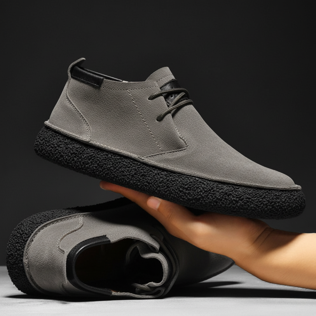 Marlen | Suede Lace-Up Craft Shoes for Everyday Comfort