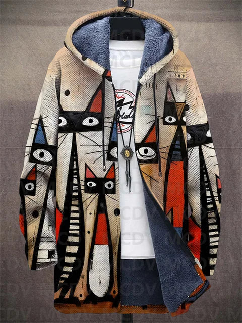 Kiara | Luxurious Cardigan with Artistic Inspiration +Zipper