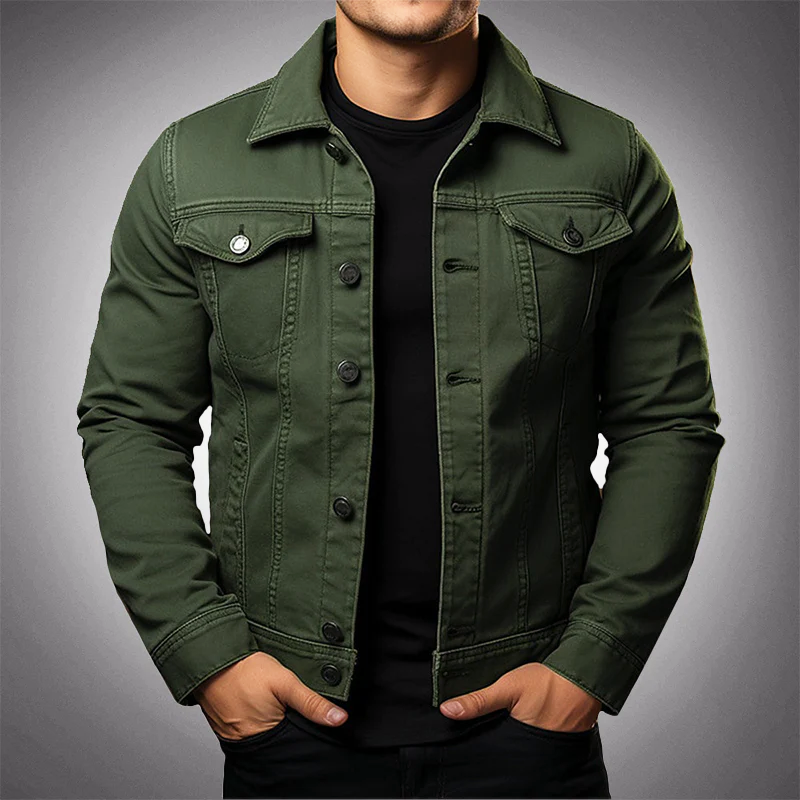 Miles | Slim Denim Jacket for a Clean Everyday Look