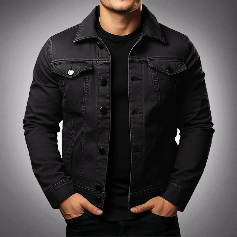 Miles | Slim Denim Jacket for a Clean Everyday Look