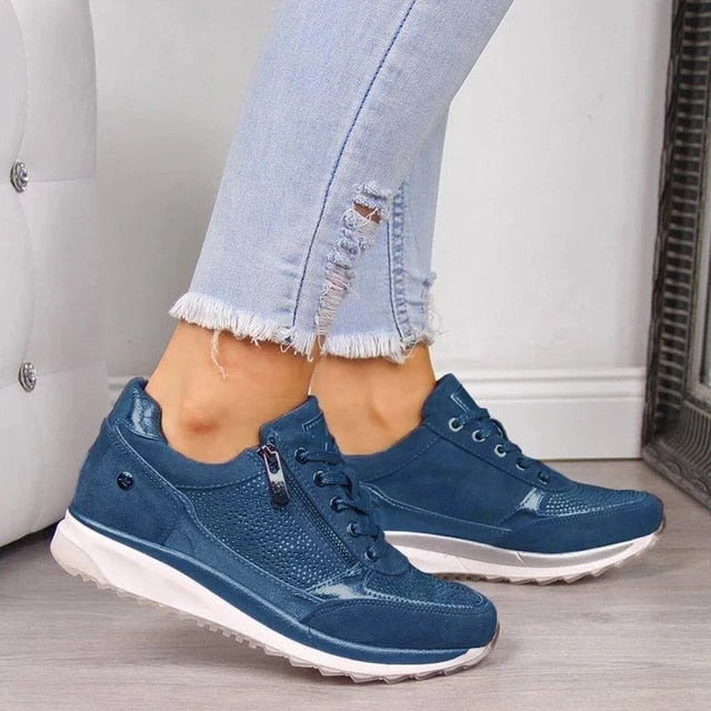 Bonnie™ | Zippered Comfort Sneakers