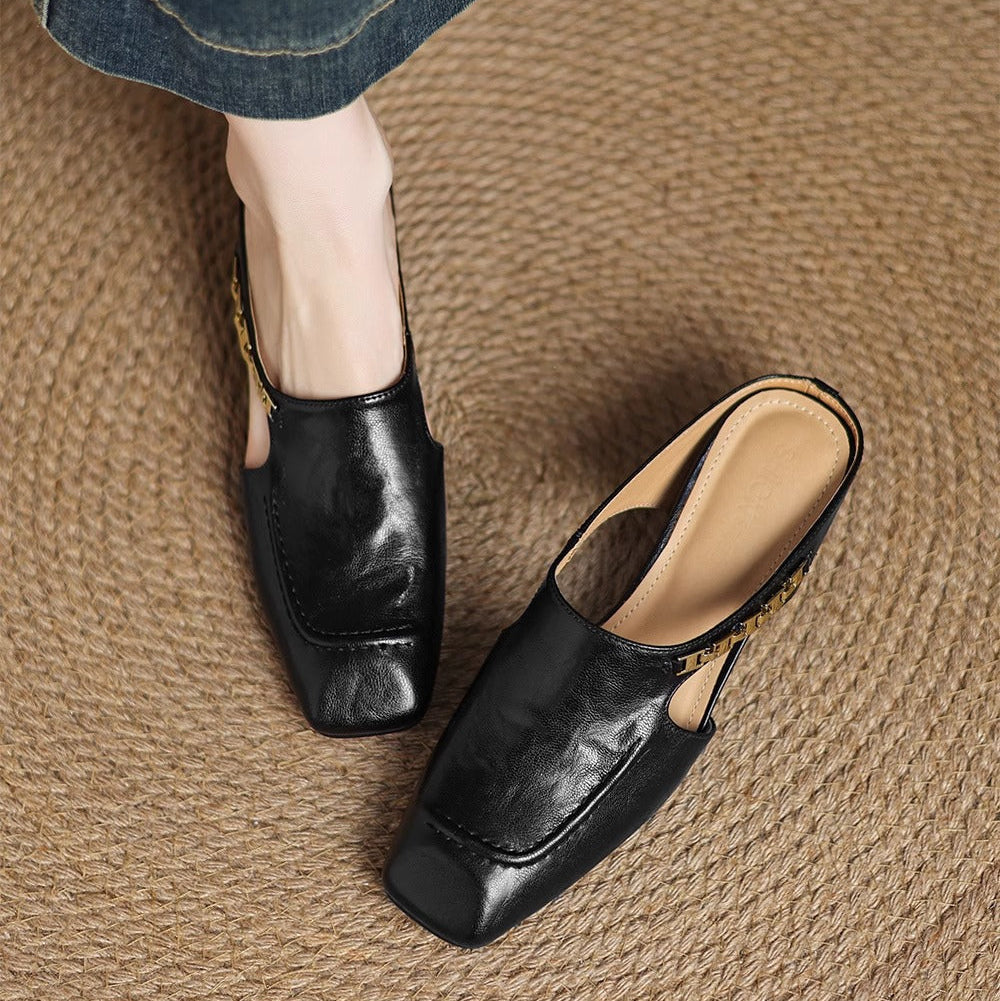 Zariah | Easy Step-In Mules for No-Bend Wear