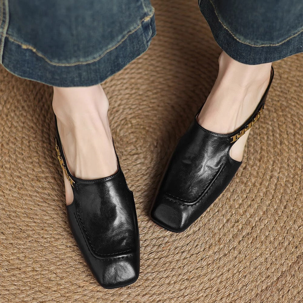 Zariah | Easy Step-In Mules for No-Bend Wear