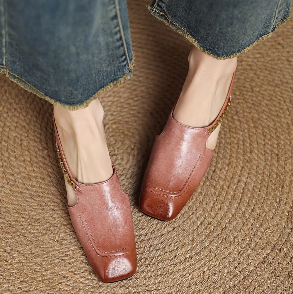 Zariah | Easy Step-In Mules for No-Bend Wear