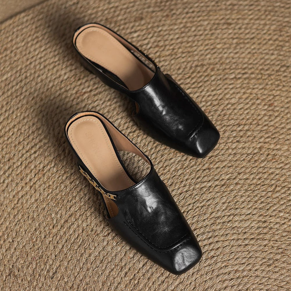 Zariah | Easy Step-In Mules for No-Bend Wear