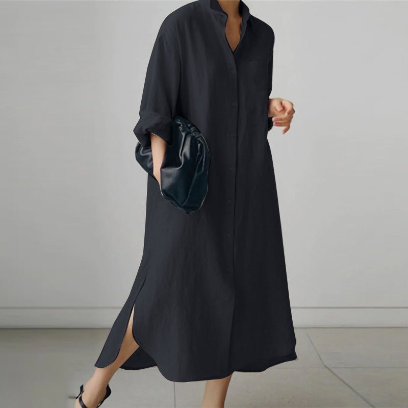 Sienna | Linen Shirt Dress for Comfortable Everyday Wear