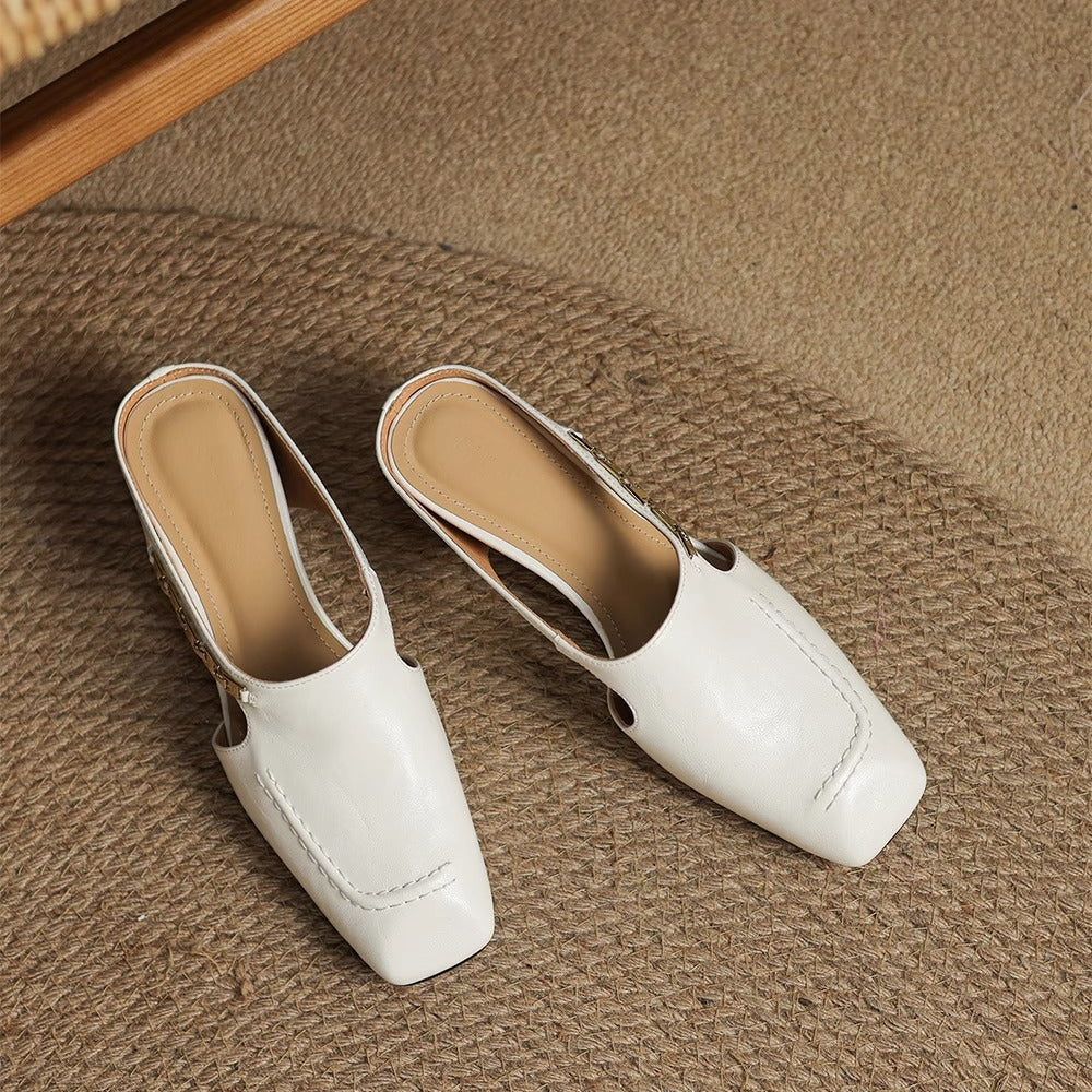 Zariah | Easy Step-In Mules for No-Bend Wear