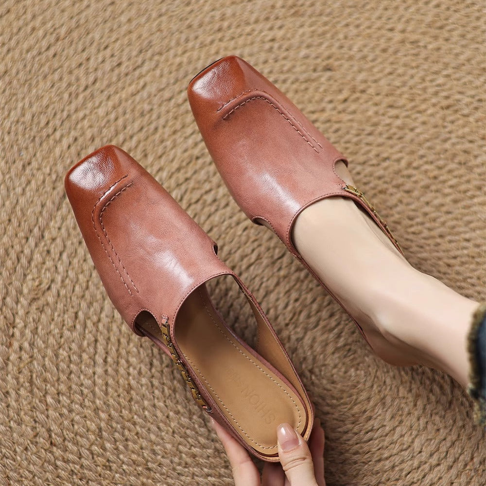 Zariah | Easy Step-In Mules for No-Bend Wear