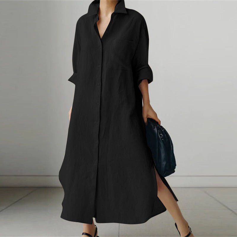 Sienna | Linen Shirt Dress for Comfortable Everyday Wear