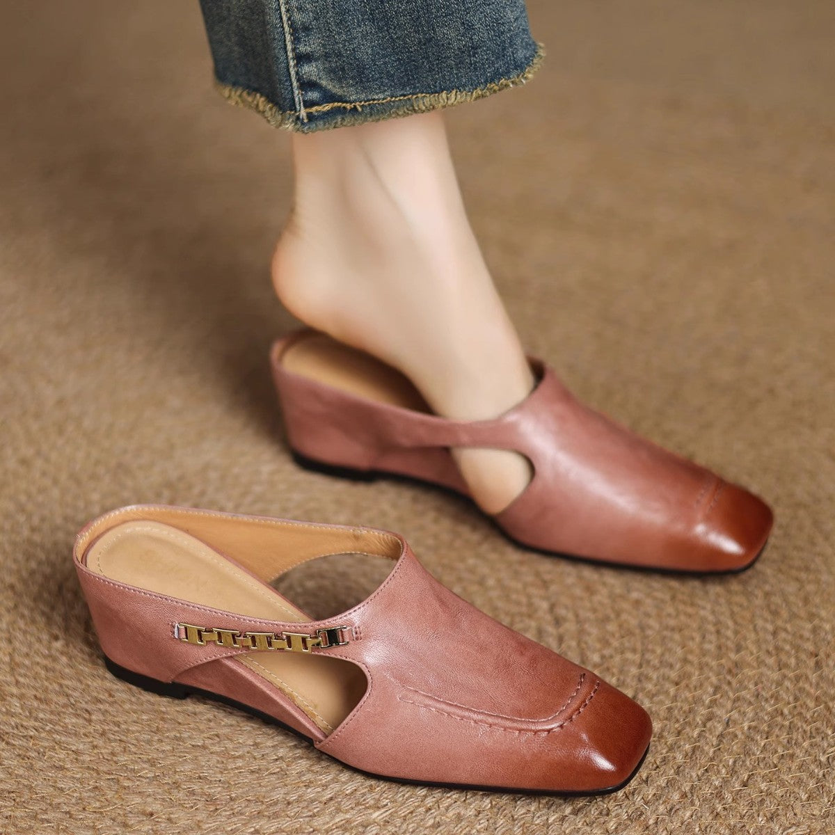 Zariah | Easy Step-In Mules for No-Bend Wear