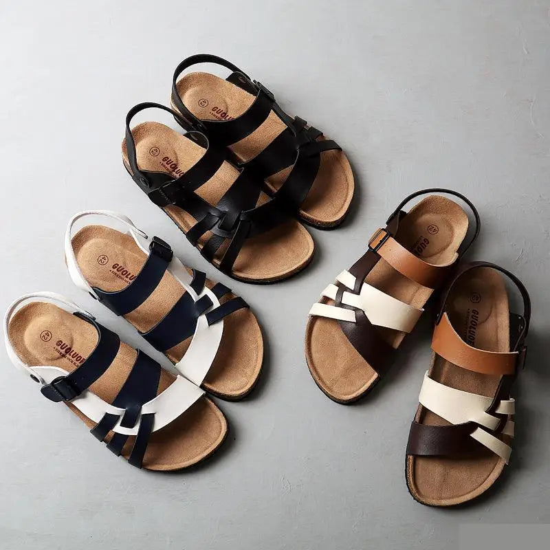 Theo | Premium Orthopedic Leather Sandals for Everyday Comfort